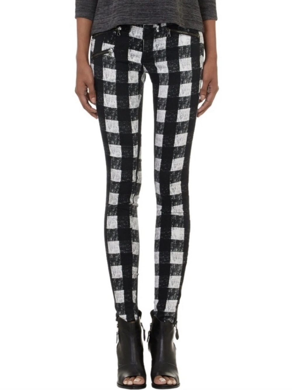 rag & bone moto skinny jeans 25